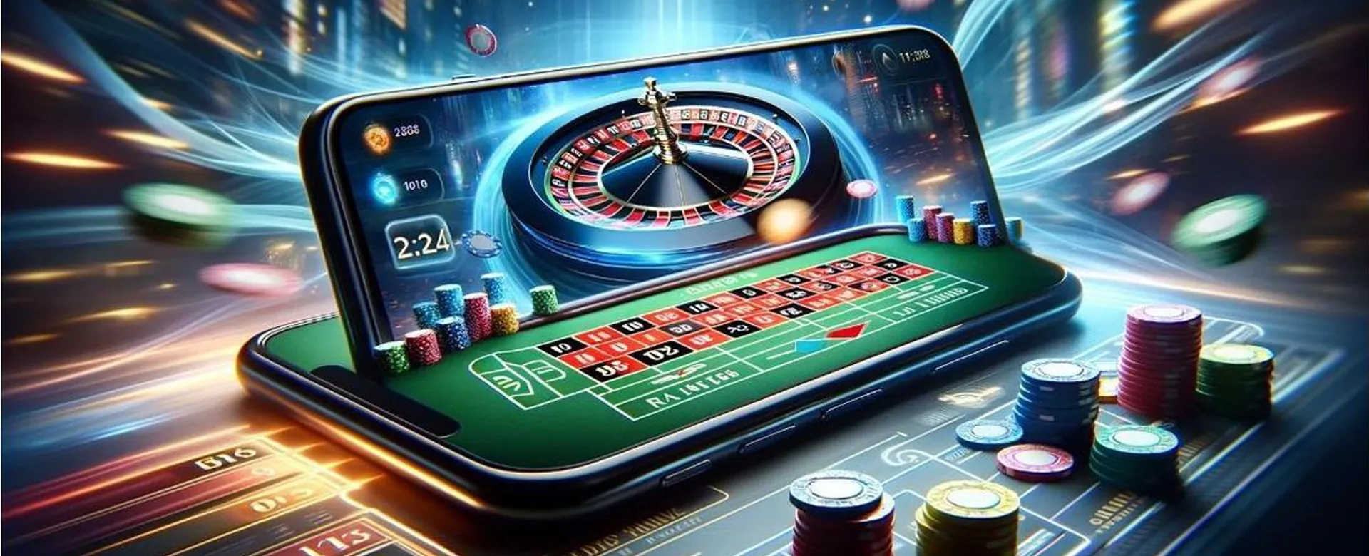 WWW About Us Hero Image, featuring a vibrant online casino environment with a golden theme